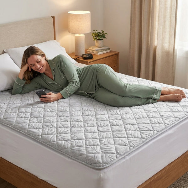 Thermal Mattress Designed for Temperature Control, Dual Zone Heating, Premium Quilted Surface, Independent Controls